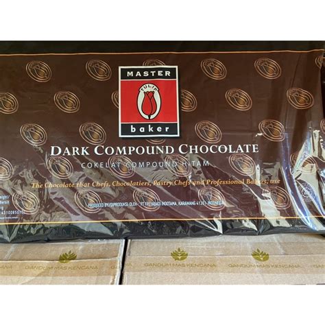 Jual Tulip Dark Chocolate Compound Repack 250 Gr Coklat Kompon