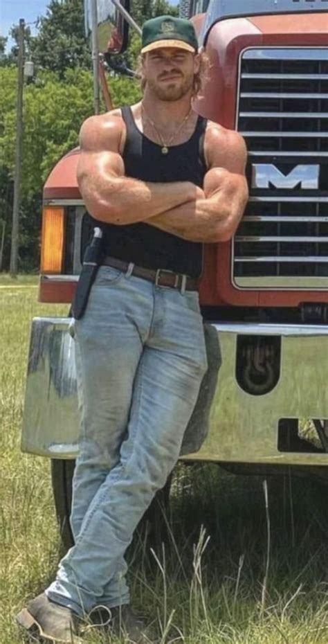 Pin By Friedrich On Truckmen Hot Country Men Hunky Men Rugged Men