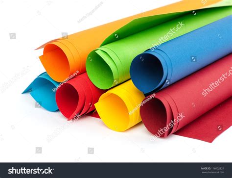 Rolls Color Paper Stock Photo 116602321 Shutterstock