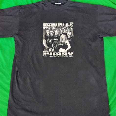 Nashville Pussy Band Photo Black T Shirt Etsy