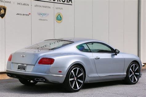 2014 Bentley Continental Gt 5785 Miles Silver Frost Metallic 2d Coupe