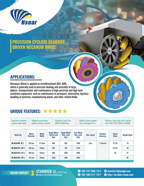 Hsoar Mecanum Wheel Catalog Baoya Breathing Safety Equipment Starrick Li