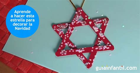 Estrella De Navidad Adorno De Navidad Para Hacer Con Los Ni Os