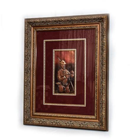 Working Man Cooper Wall Art Framed — Luangisa African Gallery