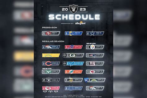 Linda Benson Viral: Raiders Schedule 2023 Preseason