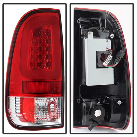 Spyder 5084736 Spdr Light Bar Led Tail Lights Version 3 Red Clear