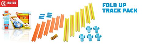 Amazon Hot Wheels Track Builder Fold Up Track Pack Assorted Toys Games