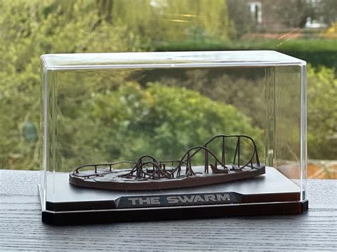 The Swarm Mini Roller Coaster Model Diorama With Display Case Thorpe