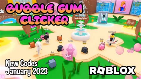 Roblox Bubble Gum Clicker New Codes January Youtube