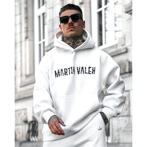 Mens Oversize Hoodie Martin Valen Urban Culture Off White Martin Valen