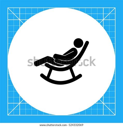 Man Rocking Chair Icon เวกเตอร์สต็อก ปลอดค่าลิขสิทธิ์ 524332069