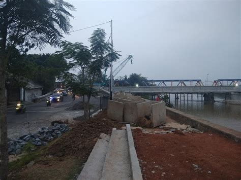 Pembangunan Jembatan Jalan Gja Teuku Umar Tangerang Ditutup Selama