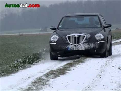 Essai Lancia Thesis 2 4 JTD 20v Comfortronic Emblema Autosital YouTube