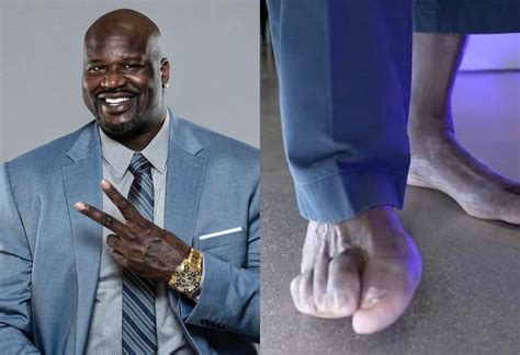 Shaq Shows Off His Nasty Dry Feet Again On Television Blacksportsonline