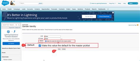 Setting Default Values In Salesforce Picklist Field Salesforce Faqs