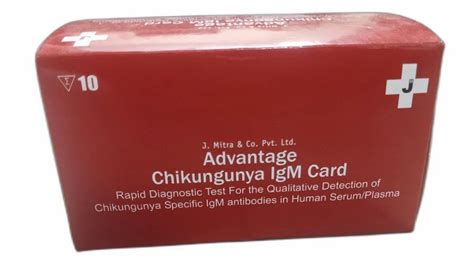 Advantage Chikungunya Igm Card At Rs Piece Rapid Test Kit In