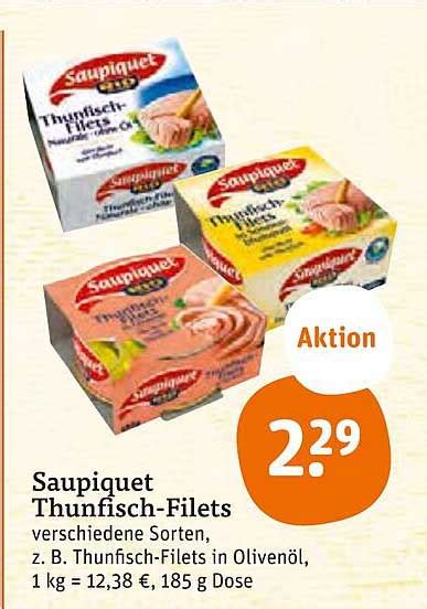 Saupiquet Thunfisch Filets Angebot Bei Tegut