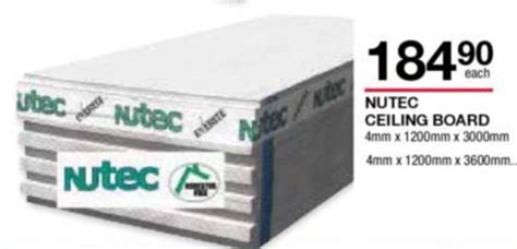 Nutec Ceiling Board 4mmx1200mmx3000mm Offer At Build It