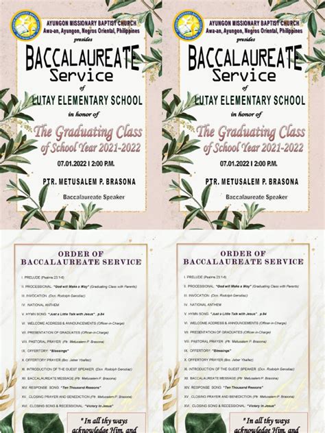 Baccalaureate | PDF