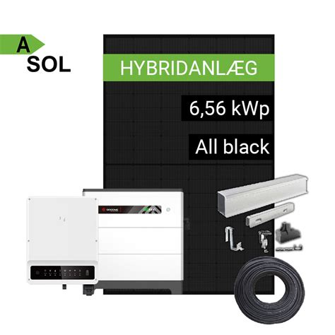 Komplet Kwp Goodwe Hybrid Solcelleanl G Med Batteri A Sol A S