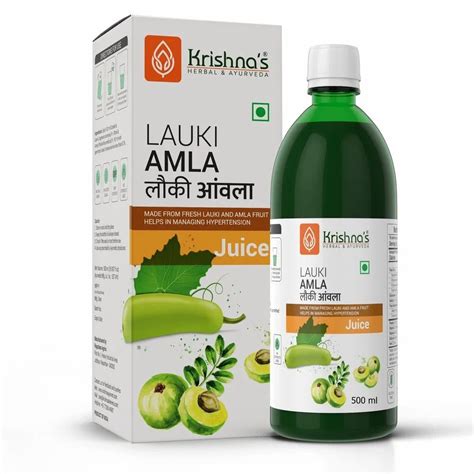 Krishna S Herbal Ayurveda Lauki Amla Juice Ml At Rs Piece