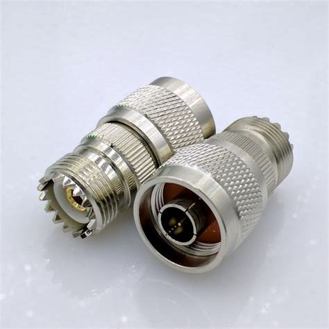 Sl16 Uhf Female To N Type Male M Type To N Type Coaxial Rf Connector N Uhf Rf Adapter 1pcs Rf