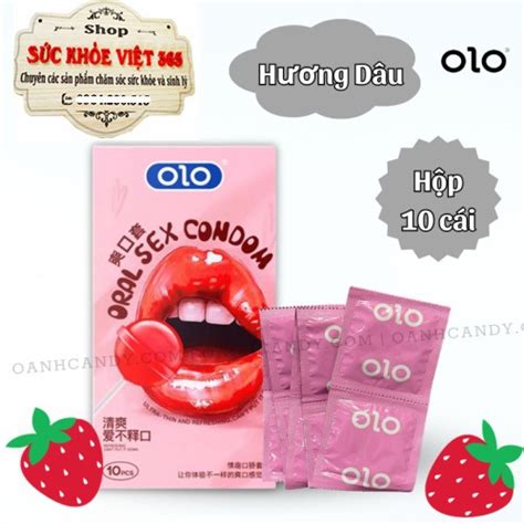 Bao cao su quan hệ miệng OLO Oral Sex hộp 10 cái Shopee Việt Nam