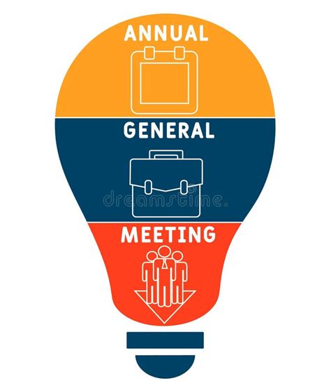 Concepto De Negocio De Las Siglas De La Asamblea General Anual De La