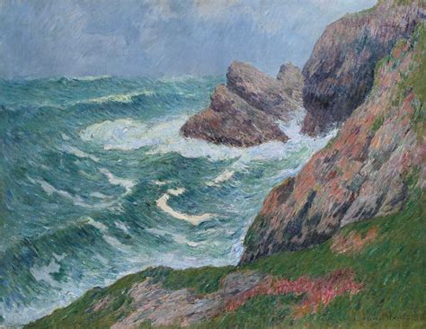 Henry Moret La Houle A Pen Men Ile De Groix