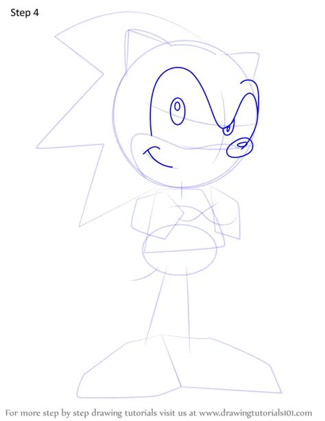 How To Draw Sonic The Hedgehog From Sonic Underground Sonic