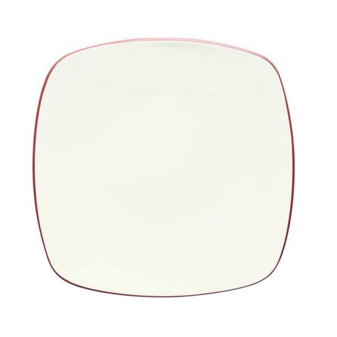 Noritake Colorwave Raspberry Red Stoneware Square Dinner Plate 10 3 4 In 8045 586 The Home Depot