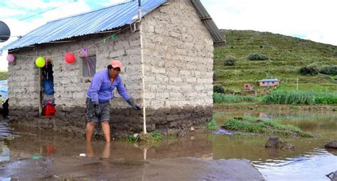 Lluvias Y Desbordes De R Os Afectan Familias Y Viviendas En Puno Peru