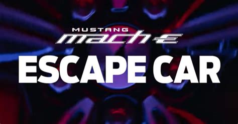 Ford Transforme Sa Mustang Mach E En Escape Game Les Numériques