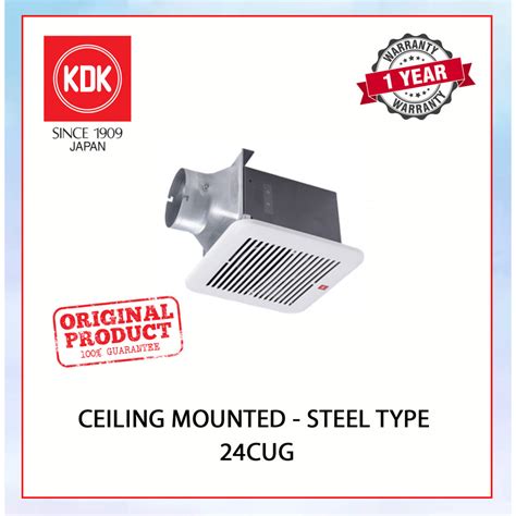 Kdk Ceiling Mounted Ventilating Fan Steel Type Cug Kipas Exhaust