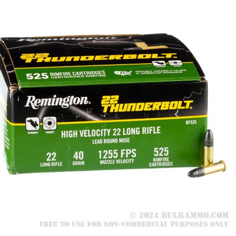 525 Rounds Of Bulk 22 Lr Ammo By Remington 40gr Lrn