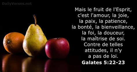 Galates 5 22 23 Verset De La Bible