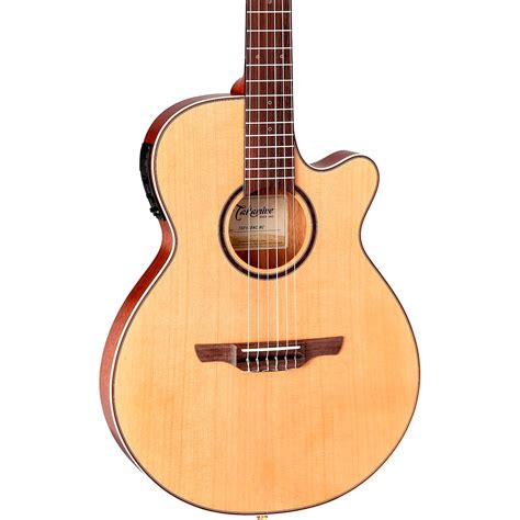 Takamine Tsp148nc Nylon Thinline Acoustic Electric Guitar Satin Natural