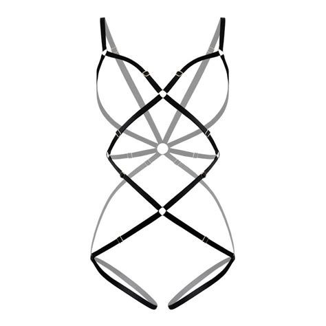 Bondage Body Harness Strapping Bodycage Erotic Bodysuit Sexy Lingerie Marina V Lingerie