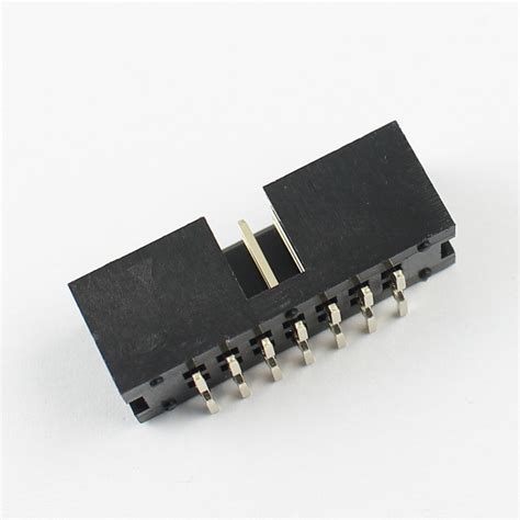 10Pcs 2 54mm Pitch 2x7 Pin 14 Pin SMT SMD Male Shrouded Box Header IDC