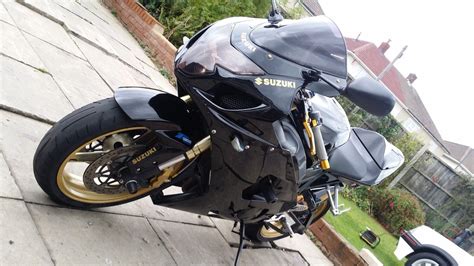 2004 Suzuki Gsxr 750 Black And Gold Custom Bodywork Gsxr750