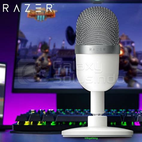 Razer Seiren Mini Mercury Ultra Compact Streaming Microphone Mg