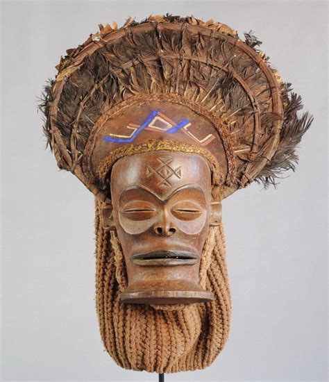 Masque Tschokwe Chokwe Cihongo Mask Angola Tshokwe Mc0627