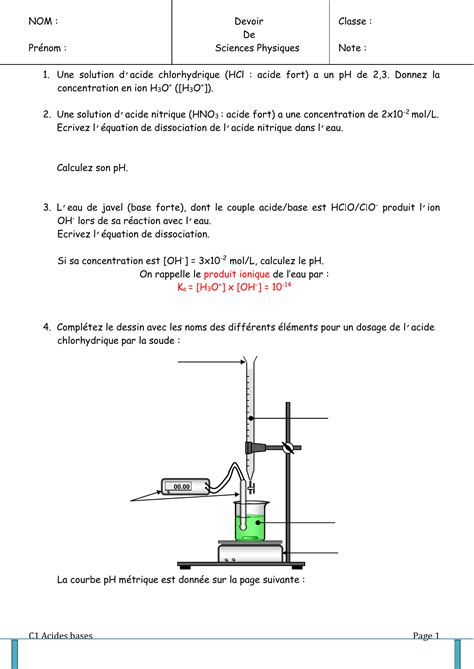 Découvrir 111 imagen acide chlorhydrique formule acide base fr