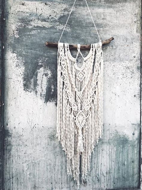 Natural White Macrame Wall Hanging