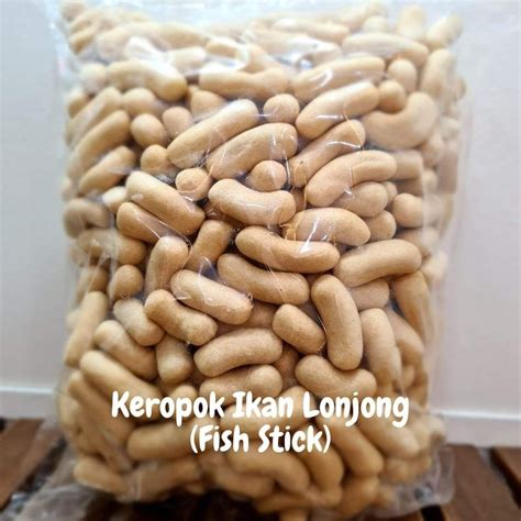 Keropok Ikan Lonjong Bulat Fish Stick 1kg Food And Drinks Packaged