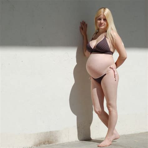 A Blonde With A Belly Porn Pic