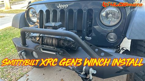 Smittybilt Xrc Gen Winch Install On A Jeep Youtube