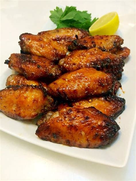 Airfried honey lime chicken wings by Anna Tan