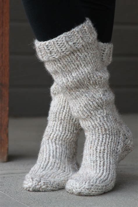 Ravelry Bean4680s Chunky Boot Socks Sock Knitting Patterns Crochet Socks Knitting Patterns