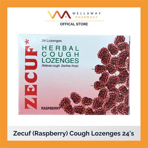 Zecuf Raspberry Cough Lozenges 24 S Shopee Singapore